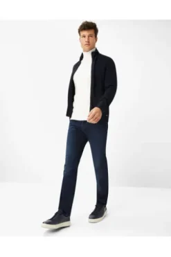 BRAX Sweat Jacke Sheldon marine EASY RIB