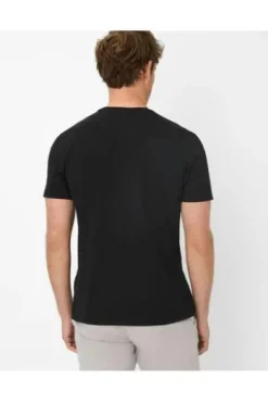 BRAX T-Shirt Ted schwarz