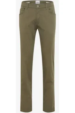 BRAX Ultra Light Five Pocket Hose Cadiz olive Straight Fit