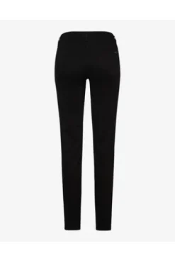 BRAX Winter-Dream-Hose Shakira schwarz Slim Fit in angerauter Qualität