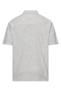 camel active Hemd offwhite gestreift Regular Fit Kurzarm