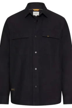 camel active Overshirt dark navy Relaxed Fit Langarm