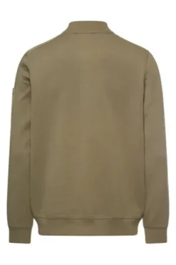 camel active Sweat Jacke deep olive Regular Fit
