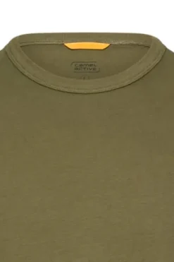 camel active T-Shirt deep olive Regular Fit