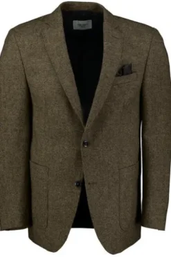 CARL GROSS SHETLAND Tweed-Sakko reine Schurwolle gruen