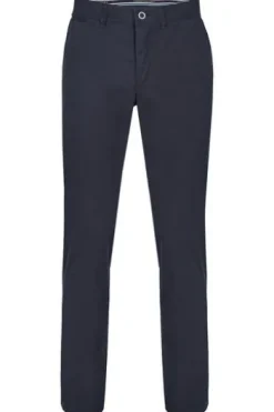 CLUB OF COMFORT Baumwoll-Stretch-Hose marine Garvey Pima Cotton mit Sonnenschutz