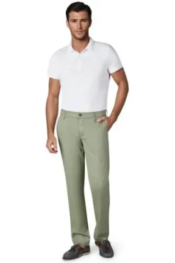 CLUB OF COMFORT High stretch Baumwoll Hose Garvey grün