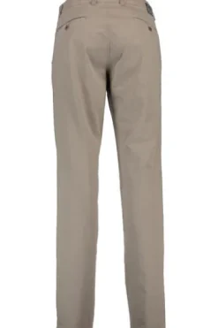 CLUB OF COMFORT High Stretch Baumwoll-Hose beige Garvey Flat-Front