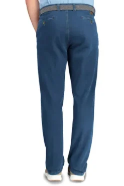 CLUB OF COMFORT High Stretch Denim-Jeans blue Garvey Flat-Front