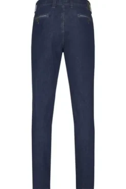 CLUB OF COMFORT High Stretch Denim-Jeans blue Garvey Flat-Front