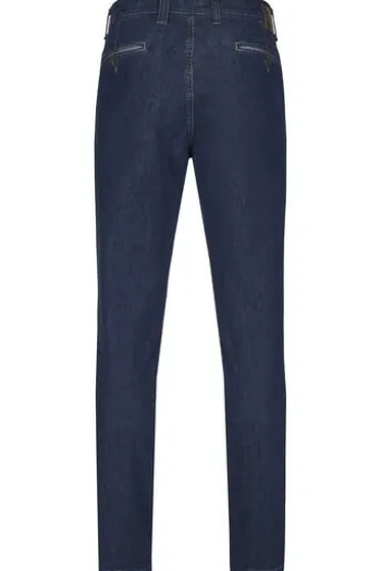 CLUB OF COMFORT High Stretch Denim-Jeans blue Garvey Flat-Front