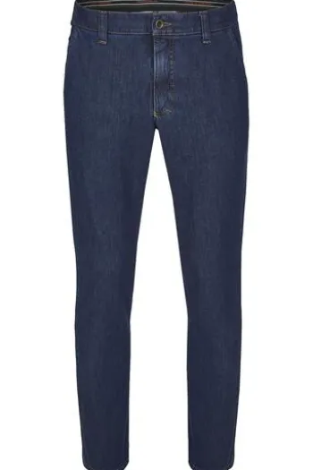 CLUB OF COMFORT High Stretch Denim-Jeans blue Garvey Flat-Front