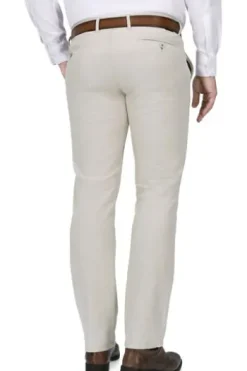 CLUB OF COMFORT Leinen Baumwoll Hose beige Garvey Chino