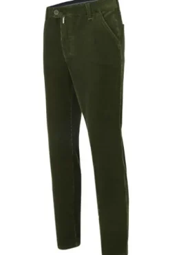 CLUB OF COMFORT Stretch-Cord-Hose oliv Garvey