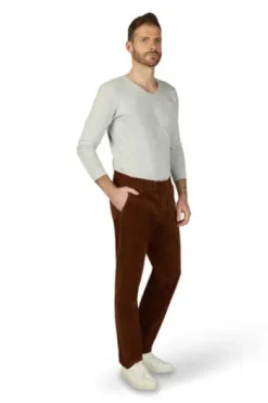 CLUB OF COMFORT Stretch-Feincord Hose rost Garvey