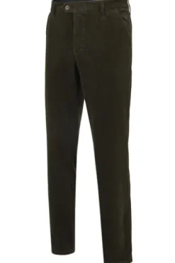 CLUB OF COMFORT Stretch-Feincord Hose oliv Garvey