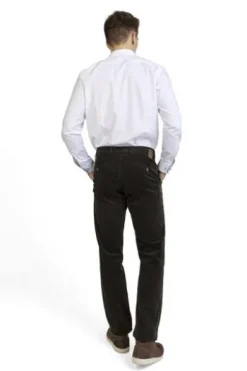 CLUB OF COMFORT Stretch-Feincord Hose oliv Garvey