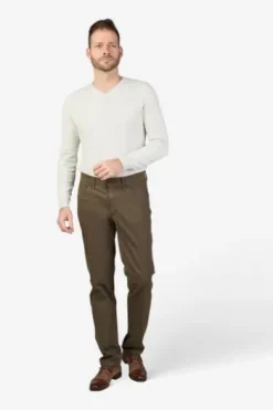 CLUB OF COMFORT Thermo-Stretch-Hose schlamm mit Thermolite-Futter