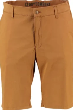 CLUB OF COMFORT Ultra Flex Bermuda camel Regular Fit
