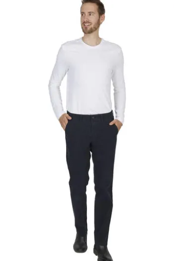 CLUB OF COMFORT Wollhose anthrazit Santos, Stretch