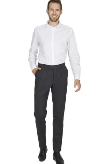 CLUB OF COMFORT Wollhose anthrazit Santos, Stretch