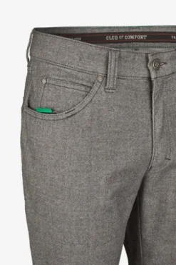CLUB OF COMFORT Wool-Look Chino-Hose grau