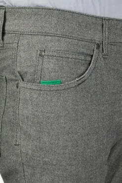 CLUB OF COMFORT Wool-Look Chino-Hose grau