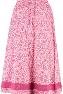 Damenrock BERWIN Rock pink gemustert