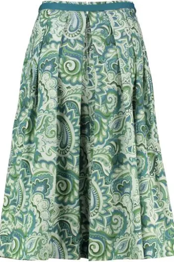 Damenrock HAMMERSCHMID Rock Kempten blau Paisley