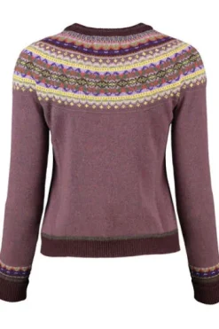 ERIBE Pullover Alpine heather gemustert im Fair-Isle Strickmuster