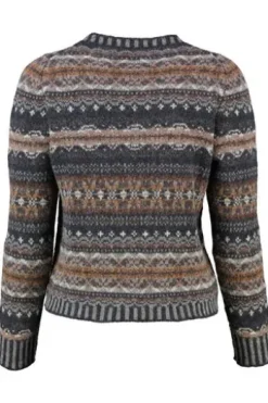 ERIBE Pullover Westray caithness gemustert im Fair-Isle Strickmuster