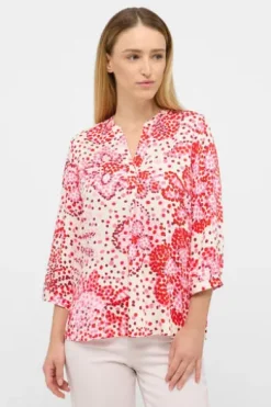 ETERNA Bluse pink gepunktet 3/4-Arm