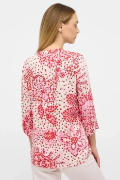 ETERNA Bluse pink gepunktet 3/4-Arm