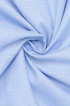 ETERNA Hemd hellblau Comfort Fit Kurzarm