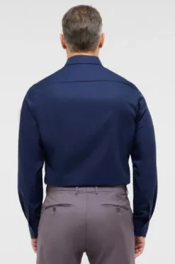 ETERNA Hemd marine Comfort Fit Langarm