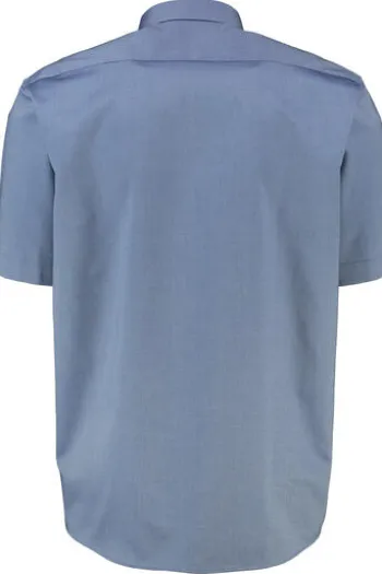 ETERNA Hemd marine Comfort Fit Kurzarm