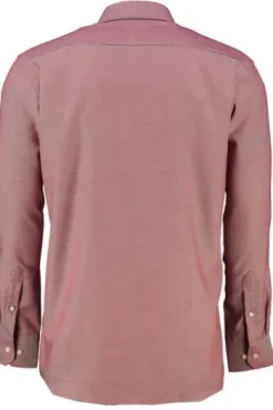 ETERNA Hemd rot gemustert Comfort Fit Langarm