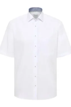 ETERNA Hemd weiss Comfort Fit Kurzarm