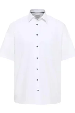 ETERNA Hemd weiss Comfort Fit Kurzarm