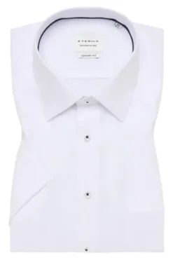 ETERNA Hemd weiss Comfort Fit Kurzarm