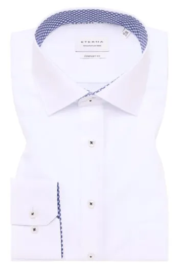 ETERNA Hemd weiss Comfort Fit Langarm