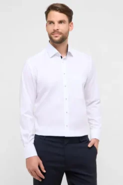 ETERNA Hemd weiss Comfort Fit Langarm
