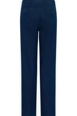 EUREX BY BRAX Bundfalten Jeans Fred blau Regular Fit