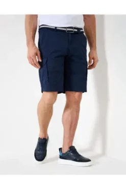 EUREX BY BRAX Cargo Bermuda Bodo marine Stretch, Dehnbund