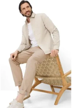 EUREX BY BRAX Chino Hose Thilo beige Regular Fit