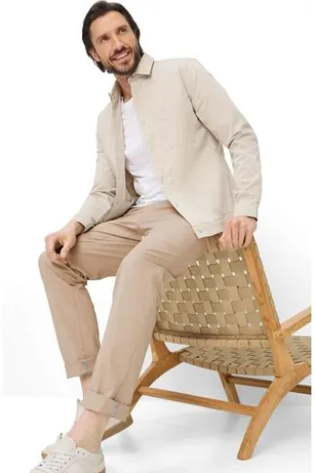 EUREX BY BRAX Chino Hose Thilo beige Regular Fit