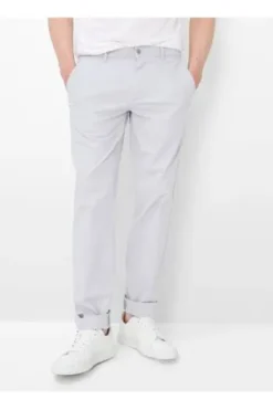 EUREX BY BRAX Chino Hose Thilo silver Regular Fit