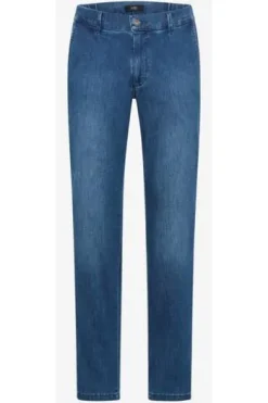 EUREX BY BRAX Chino Hose Thilo blue stone Regular Fit