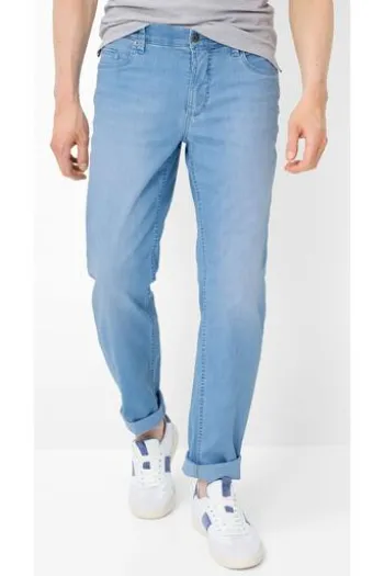 EUREX BY BRAX Denim Five Pocket Jeans bleached blue Regular Fit