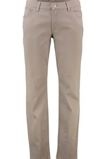 EUREX BY BRAX Five Pocket Baumwoll Hose Luke taupe
